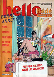 Couverture de Hello Bd 119 en France et du numro 53/91 en Belgique
