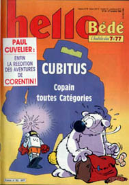 Couverture de Hello Bédé 162 en France et du numéro 43/92 en Belgique
