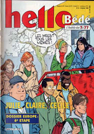 Couverture de Hello Bédé 177 en France et du numéro 06/93 en Belgique
