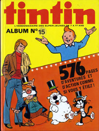 Couverture du recueil Nouveau Tintin 15