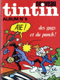 Couverture du recueil nouveau Tintin 6