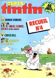 Couverture du recueil Super Tintin 4