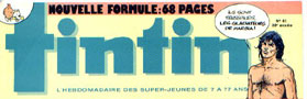 titre de couverture Tintin