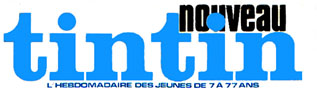 titre de couverture en France pour nouveau Tintin