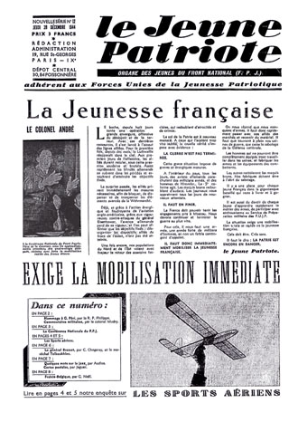 Couverture du numero Jeune Patriote 12