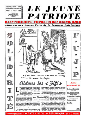 Couverture du numero Jeune Patriote 2