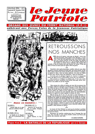 Couverture du numero Jeune Patriote 3