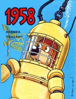 Couverture de l'agenda 1958