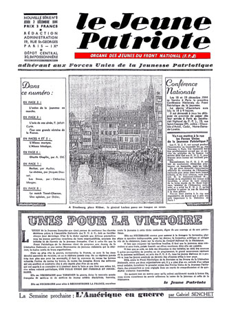 Couverture du numero Jeune Patriote 9